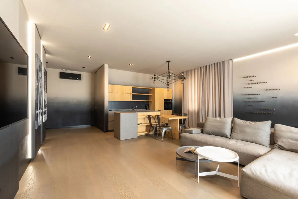Altavista Valle: Sala del departamento tipo